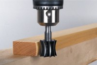 Wolfcraft Fréza zaoblená vydutá WS ø 25mm, r – 25mm, výš. 22mm, stopka ø 8mm, wolfcraft 3258000 1