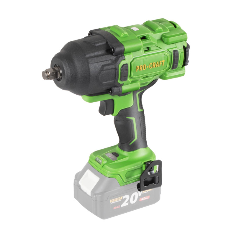 PROCRAFT Aku rázový uťahovák 20V 1600Nm(bez akumulátora a nabíjačky) PWA80bb 8