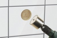 Wolfcraft Korunka vŕtacia s diamantovým posypom ø 25mm, hl. - 45mm, stopka 10mm, wolfcraft 5924000 1