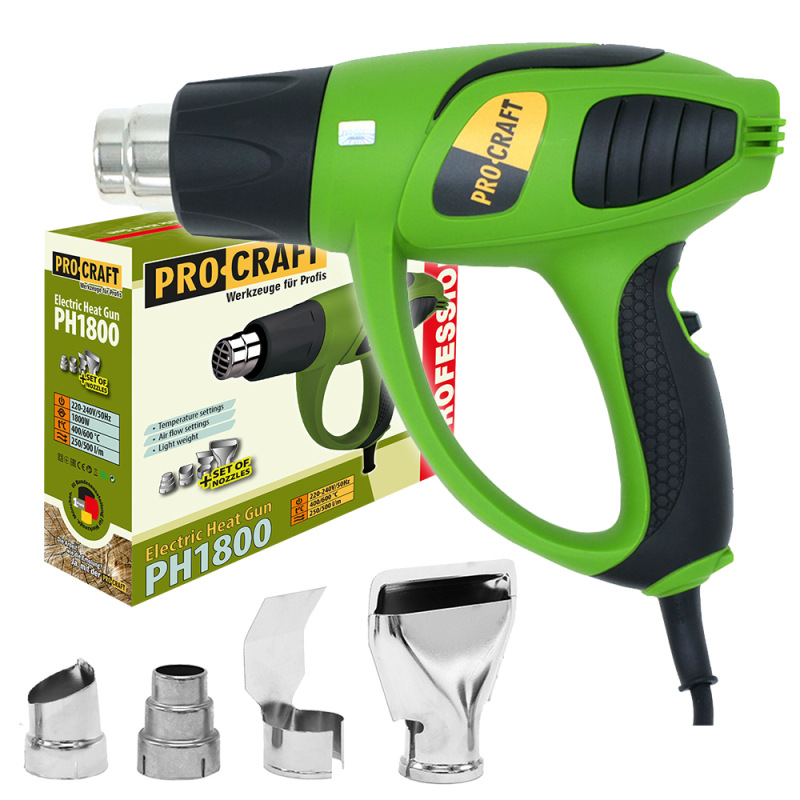 Teplovzdušná pištoľ PROCRAFT PH1800