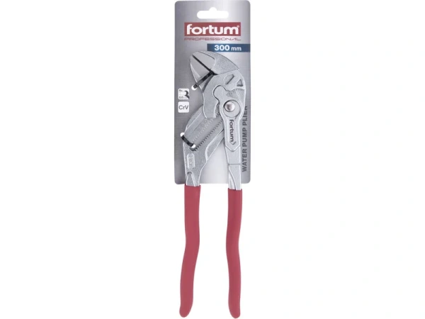 FORTUM Kliešťový kľúč s hladkými čeľusťami, 300mm, CrV 4770213 1