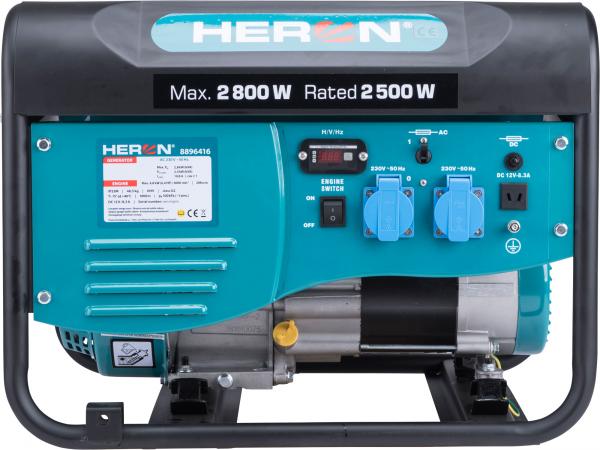 HERON benzínová elektrocentrála 220V 2,5kW 8896416