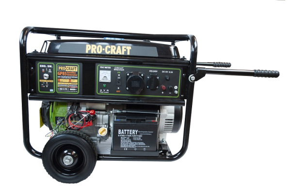 Benzínový elektrický generátor mod.GP85