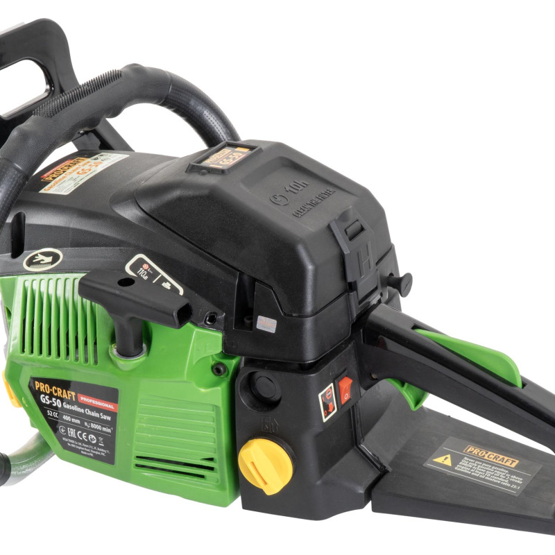PROCRAFT GS-50 Benzínová reťazová píla Výkon (W) 2100, lišta 400mm 3