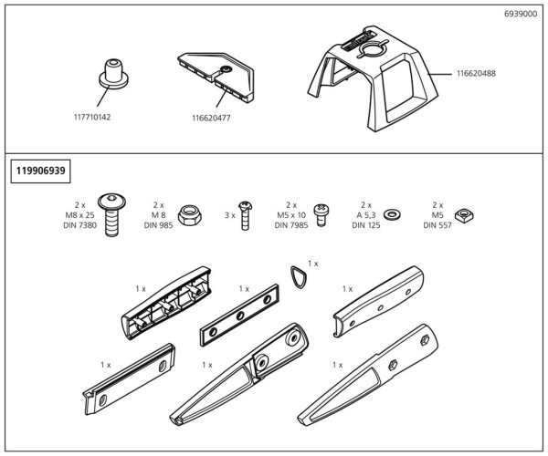 Wolfcraft Rezačka vinylu a laminátu VLC 800, wolfcraft 6939000 7