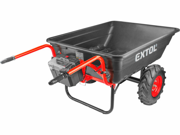 EXTOL PREMIUM 8891592 Fúrik dvojkolesový na aku pohon, 1x 40V/6Ah, 225l, max. 400kg 6