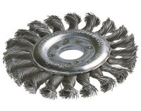 Wolfcraft Kotúč drôtený z oceľového drôtu, vrkočový ø 115mm, wolfcraft 2148000