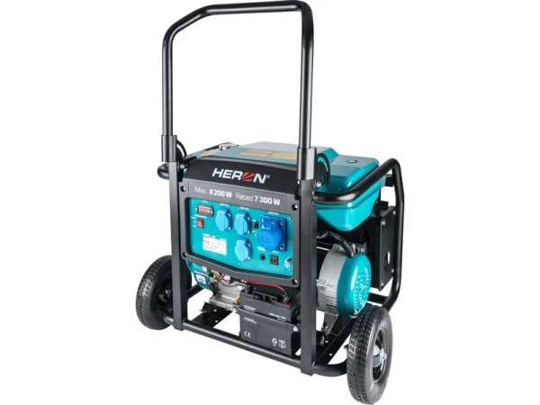 HERON 8896145 Elektrocentrála benzín 8,2kW/230V + Merač vzdialenosti laserový do 50m 7