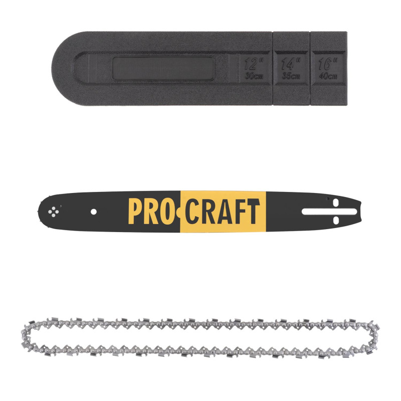 PROCRAFT GS-50 Benzínová reťazová píla Výkon (W) 2100, lišta 400mm 9