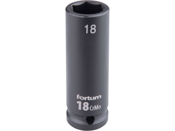 FORTUM 4703218 Kľúč nástrčný rázový, 1/2'', 18mm