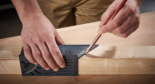 Wolfcraft Uholník 3D pokosový, wolfcraft 5208000 2