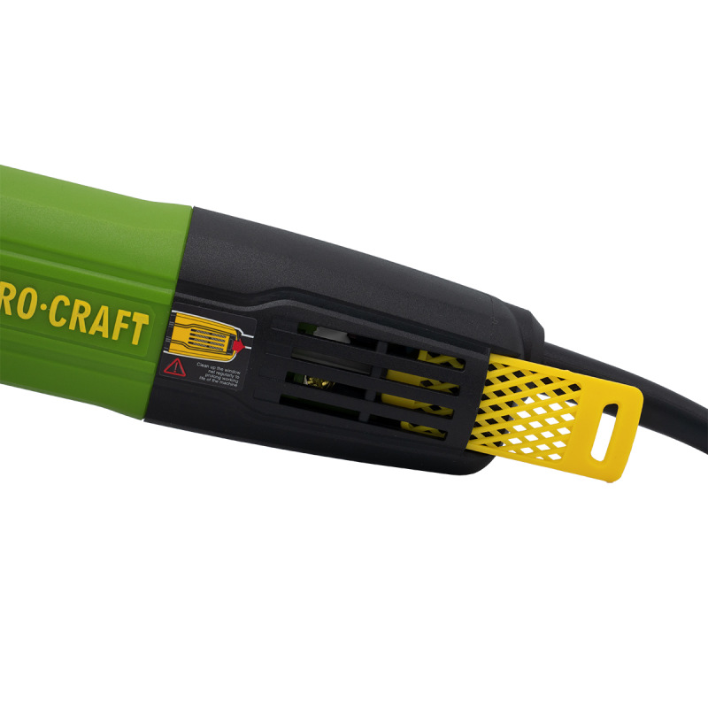 PROCRAFT Uhlová brúska + rýchloupínacia matica RM14, 10x rezací kotúč CD125x1,0 SPW1050 1