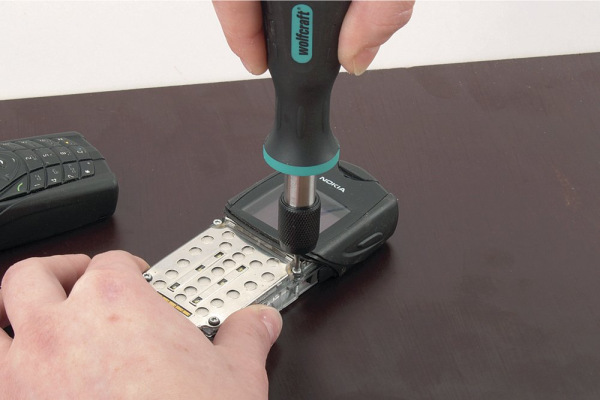 Wolfcraft Skrutkovač pre bity stredný, 2K-rukoväť, wolfcraft 1240000 3