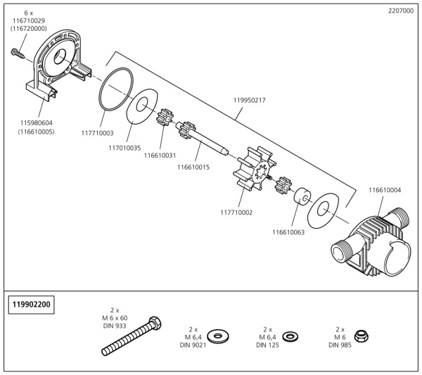 Wolfcraft Čerpadlo na vodu s plastovým krytom wolfcraft 2207000 5