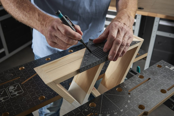 Wolfcraft Uholník merací a označovací VARIO 3D malý, wolfcraft 5209000 9