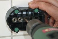 Wolfcraft Sada viacúčelových vrtákov ø 4 - 10mm + prípravok Accumobil wolfcraft 1000000 2