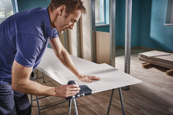 Wolfcraft Hoblík na hrany sadrokartónu, 3x trapézová čepeľ, wolfcraft 4009000 2