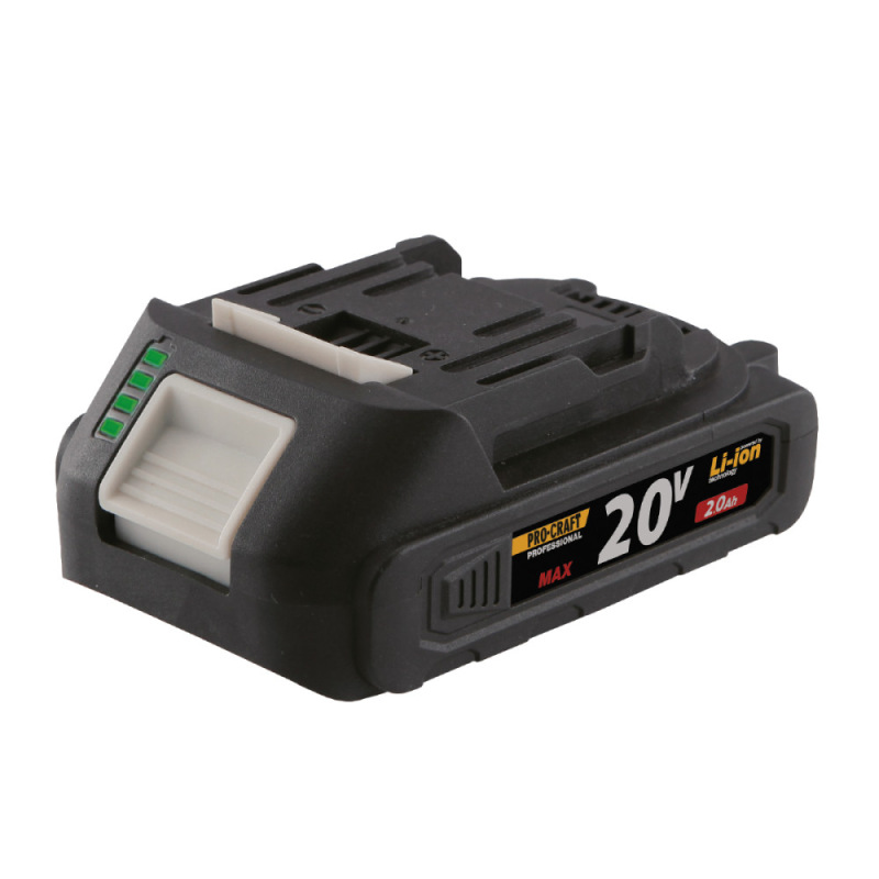 Akumulátorová batéria 20 V Li-ion, 2000 mAh, USB Type-C Procraft 20/2C