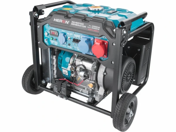 HERON 8896235 Elektrocentrála invertorová rám. 3F, 9kW, diaľ.ovládanie