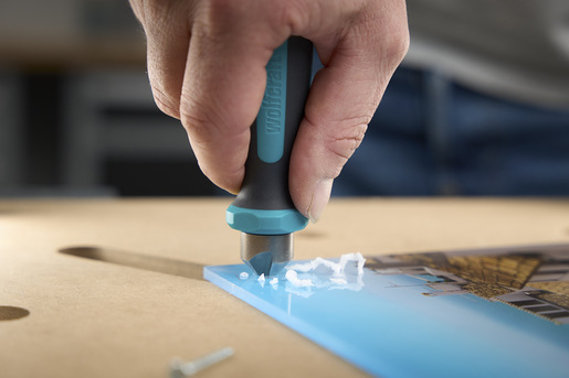 Wolfcraft Záhlbník na drevo a plast ručný 19mm, wolfcraft 4317000 4