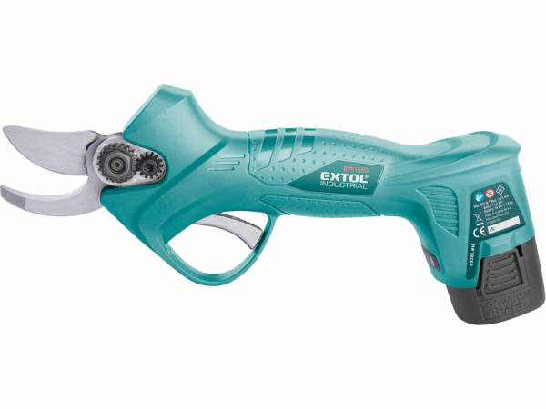EXTOL INDUSTRIAL Aku Nožnice záhradnícke 16V SET 2x strihací nož 8791580 4