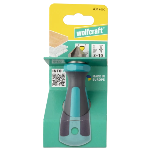 Wolfcraft Záhlbník na drevo a plast ručný 19mm, wolfcraft 4317000 3