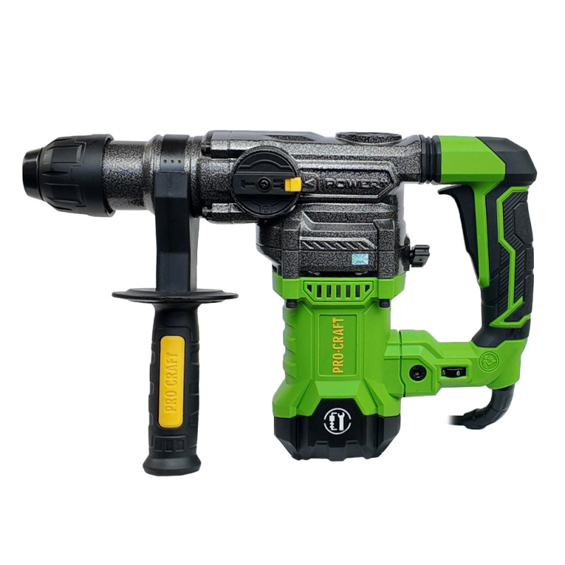 PROCRAFT Kombinované vŕtacie a sekacie kladivo SDS plus 1050W 5,5J BH1800 2