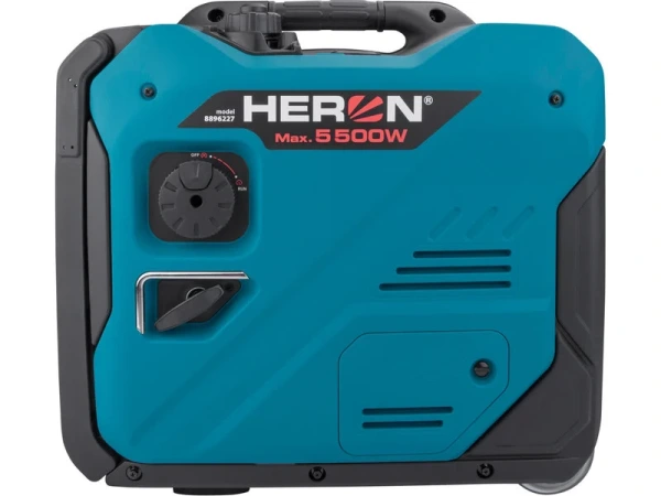 HERON Elektrocentrála digital invertor benzín 5,5kW/230V elektroštart 8896227 4