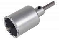 Wolfcraft Korunka vŕtacia s HM posypom, so stopkou ø 33mm hl. – 55mm, wolfcraft 3893000