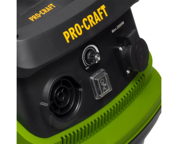 PROCRAFT Priemyselný vysávač 1600W, 30L VP2000 2