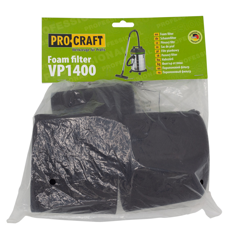 Penový filter pre priemyselný vysávač Procraft VP1400