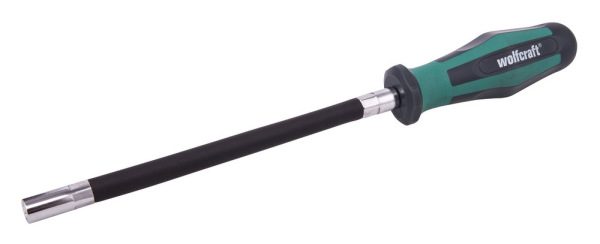 Wolfcraft Skrutkovač pre bity ohybný, 2K-rukoväť, wolfcraft 1236000