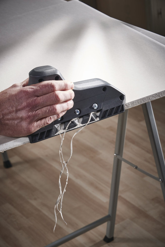 Wolfcraft Hoblík na hrany sadrokartónu, 3x trapézová čepeľ, wolfcraft 4009000 3