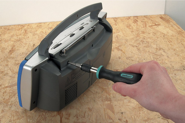 Wolfcraft Skrutkovač pre bity stredný, 2K-rukoväť, wolfcraft 1240000 2