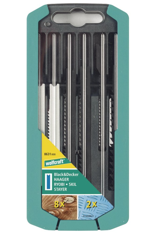 Wolfcraft Sada pílových listov do priamočiarej píly U-stopka wolfcraft 8631000