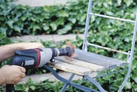 Wolfcraft Kartáč vejárový, nylónový, červený, so šesťhrannou stopkou ø 100mm, wolfcraft 1512000 2