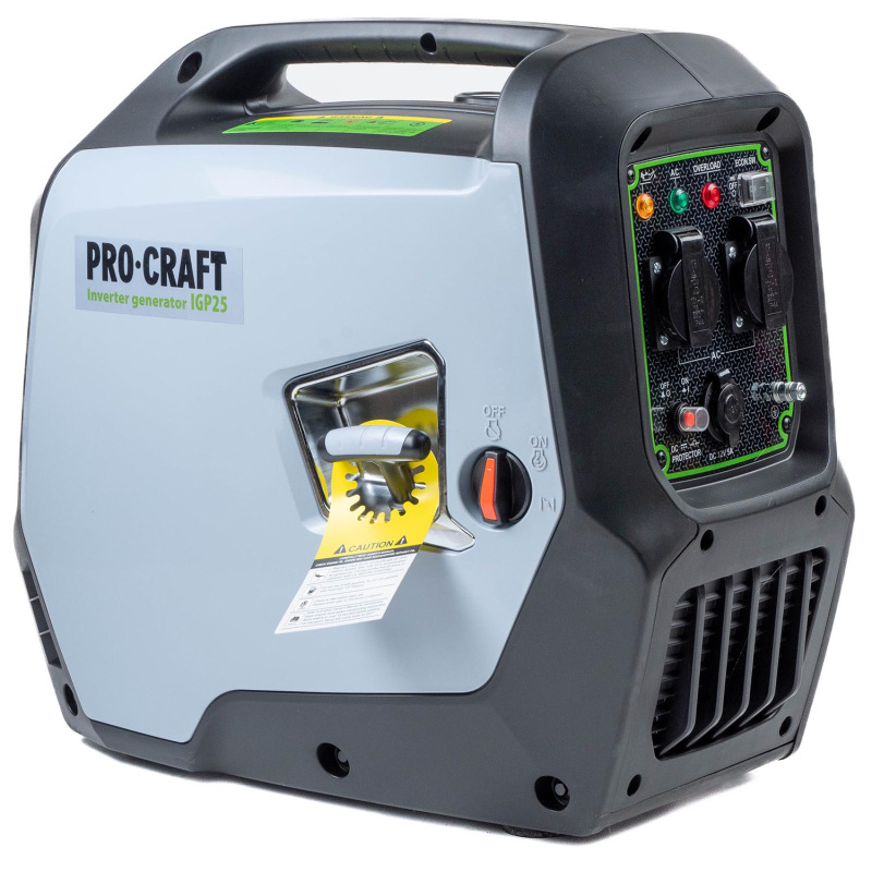 PROCRAFT Sada elektrocentrála, kúrenie a osvetlenie 2,0kW SIGP25SET 3
