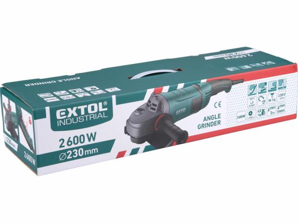 EXTOL INDUSTRIAL Brúska uhlová 230mm 2600W 8792016 5