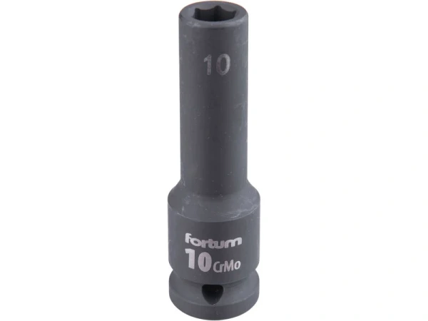 FORTUM 4703210 Kľúč nástrčný rázový, 1/2'', 10mm