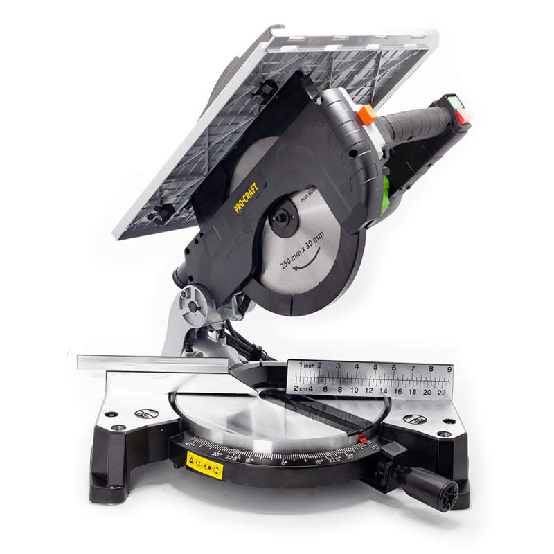 PROCRAFT CMS25 Pokosová píla 1800W 250mm 2 v 1 s funkciou stolovej píly