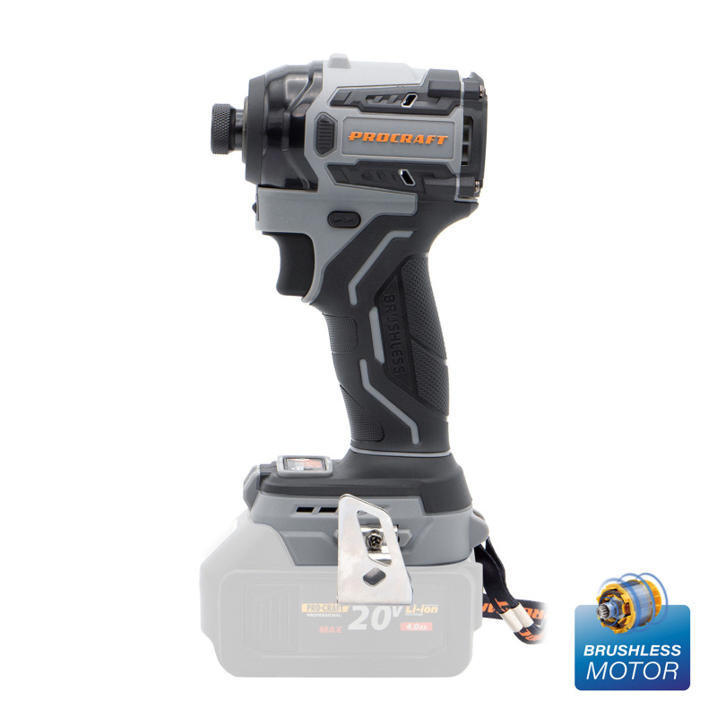 PROCRAFT Aku rázový utahovák Industrial 20V 180Nm(bez baterie a nabíječky) ID20Abb