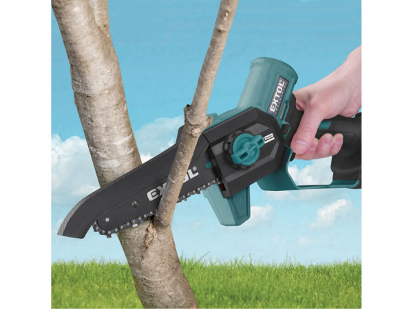 EXTOL INDUSTRIAL 8791922 Aku Píla reťazovát aku Share20V SET, 1x 2Ah+1x 4Ah, čepeľ 13cm 2