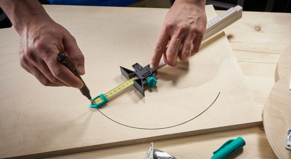 Wolfcraft Adaptér pre skladacie metre - značkovač, kružidlo, wolfcraft 5221000 3