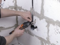 Wolfcraft List segmentový v tvare sekery PRO s diamantovým posypom, wolfcraft 3950000 1