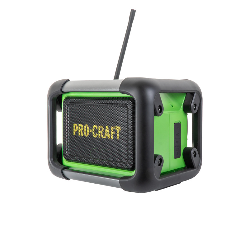 Bezdrôtové rádio Procraft Pjs20 DAB+, FM, Bluetooth 5.3, 80W (bez batérie a nabíjačky)