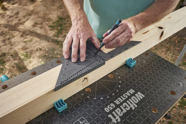 Wolfcraft Uholník merací a označovací VARIO 3D PRO veľký, wolfcraft 5219000 8