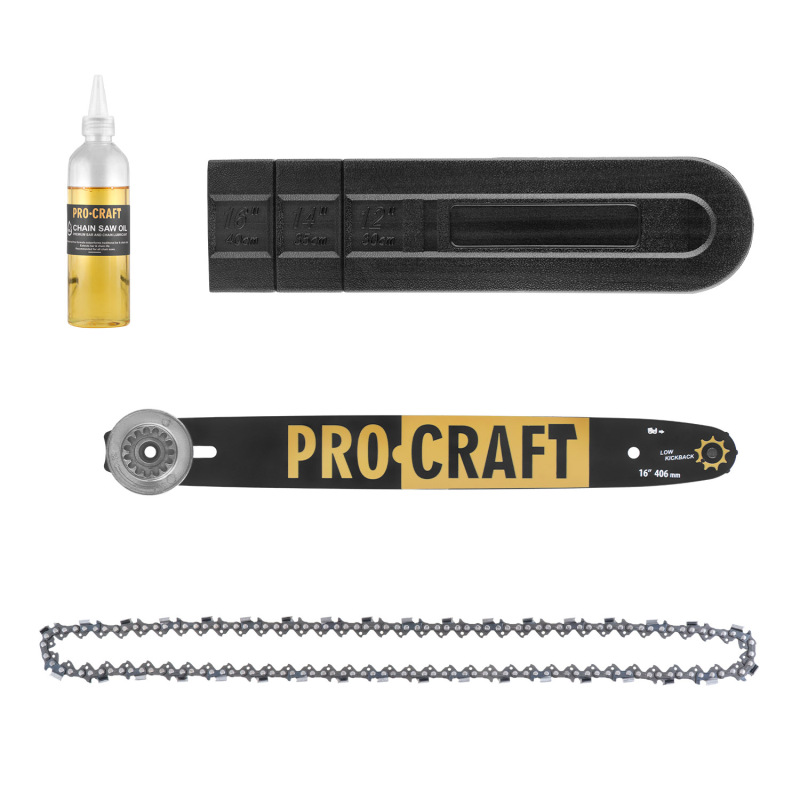 PROCRAFT Akumulátorová reťazová píla 40V 406mm (bez akumulátora a nabíjačky) PCA42/2 2