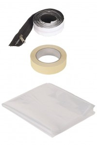 Wolfcraft Dvere fóliové so zipsom proti prachu 2,2 x 1,01m wolfcraft wolfcraft 4005000