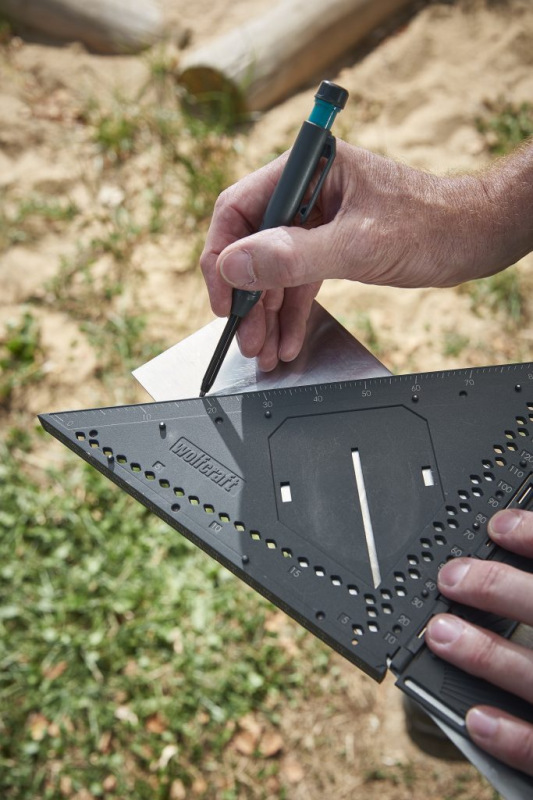 Wolfcraft Uholník merací a označovací VARIO 3D PRO veľký, wolfcraft 5219000 16