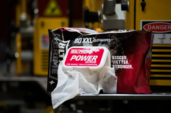 ULTRAGRIME® POWER Profi čistiace utierkySCRUB 80ks XXL, BOX 6 balení 59201 5